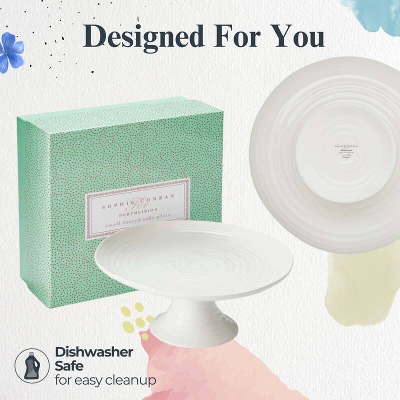 Portmeirion Sophie Conran White Mini Cake Stand - 6.5-inch