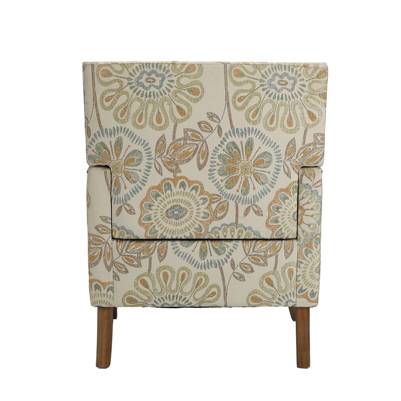 GDFStudio - Bella Modern Accent Chair for Living Room with Birch Legs and Comfortable Fabric Upholstery