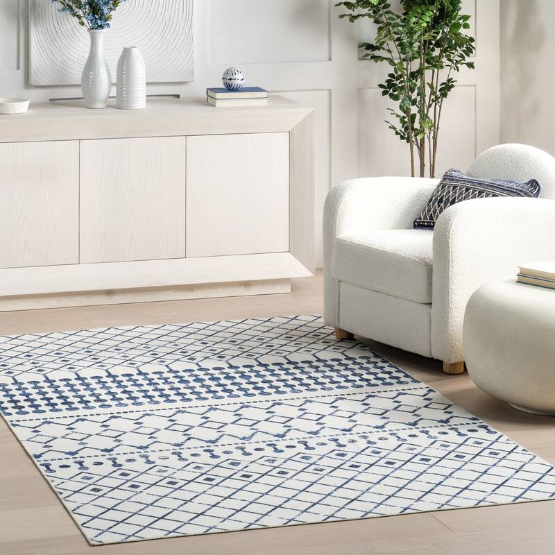 Nuloom Moroccan Blythe SpinClean Machine Washable Area Rug