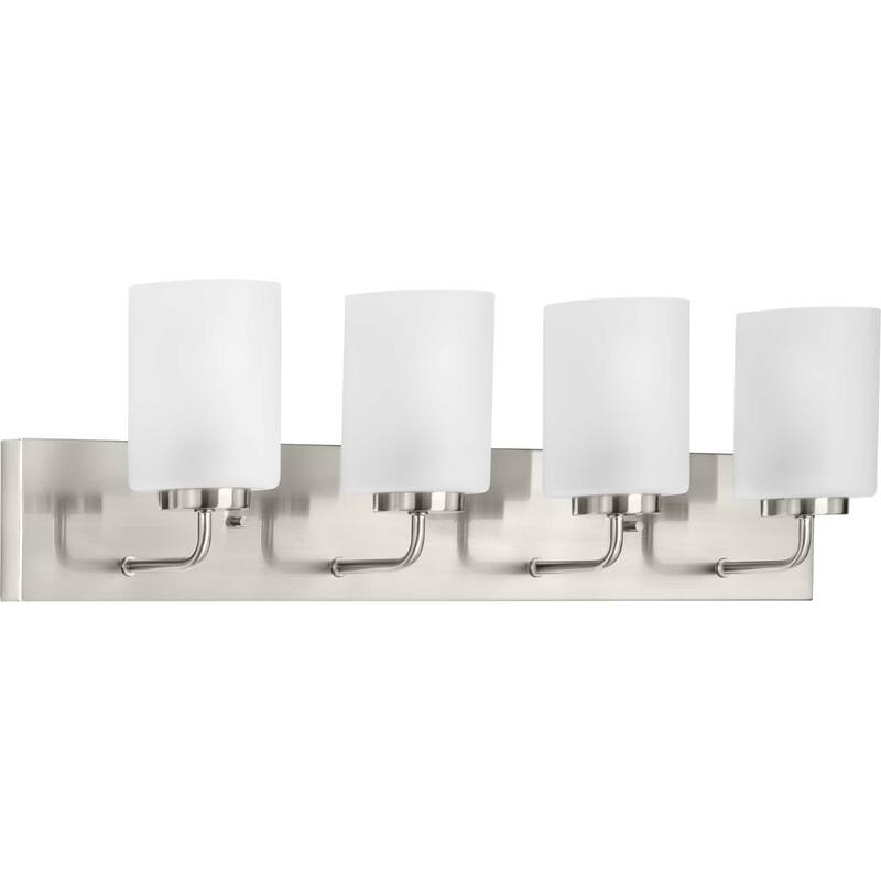 Progress Lighting Merry 4 Light 30" Wide Bathroom Vanity Light - Brushed Nickel