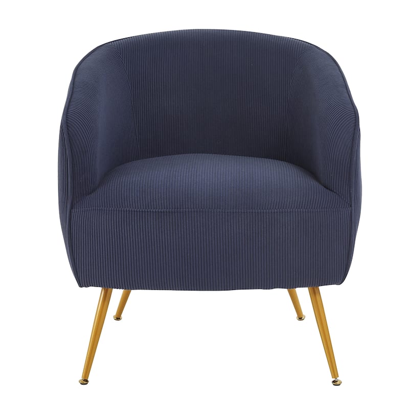 Modern Corduroy Channel Living Room Chair