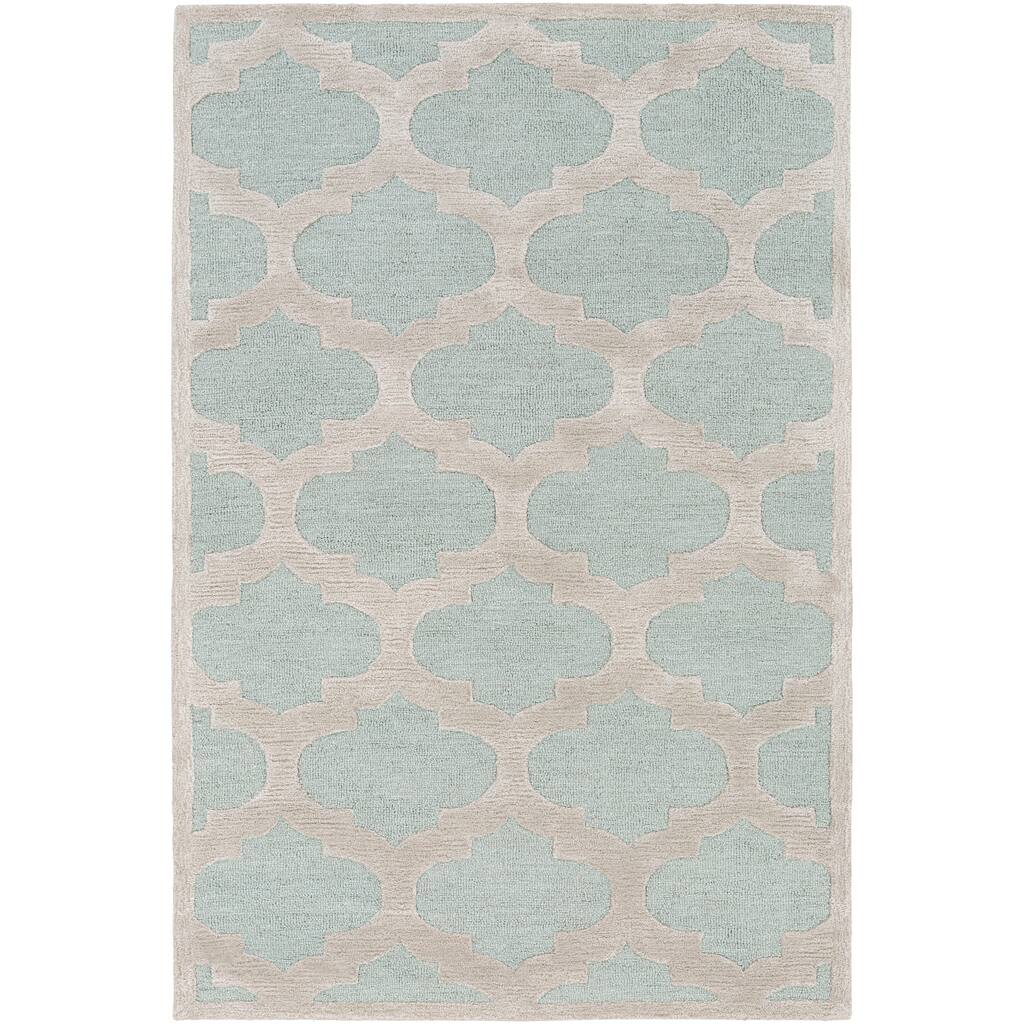 Porch & Den Henderson Hand-tufted Moroccan Trellis Wool Area Rug - 5' x 7'6