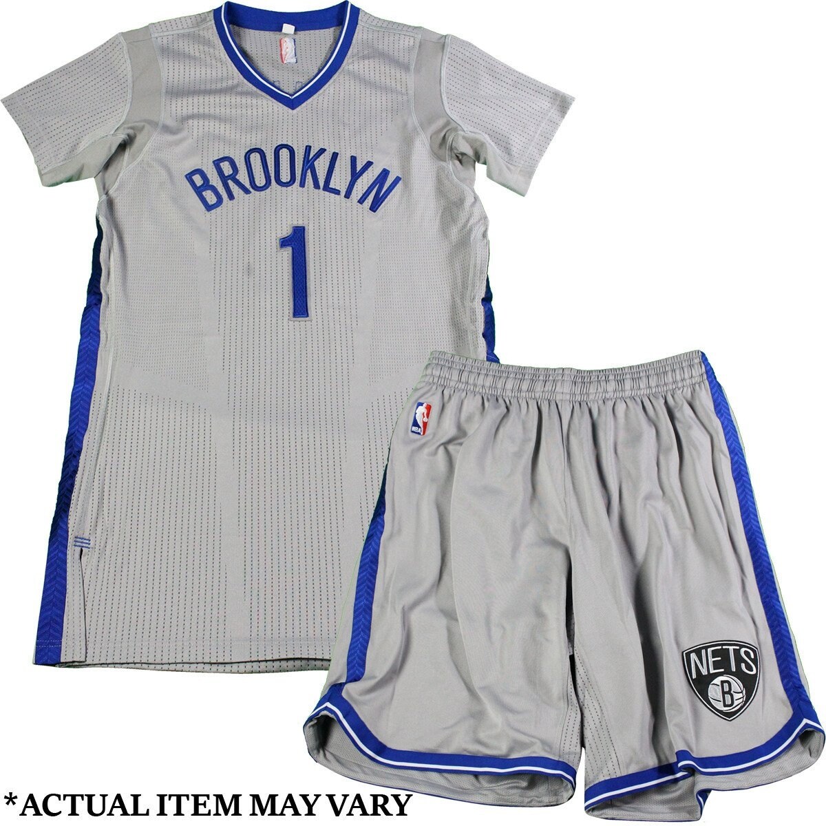 Shop Spencer Dinwiddie Brooklyn Nets Brooklyn Blue Game Used 8 Grey Jersey Short Set Overstock 20261173