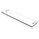 preview thumbnail 38 of 55, Allied Brass 16 Inch Glass Vanity Shelf with Integrated Towel Bar 22 - Matte White