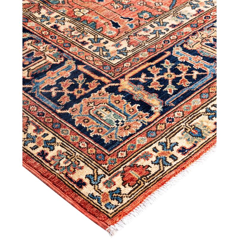 Serapi One-of-a-Kind Hand-Knotted Area Rug - Red - 8' 1" x 9' 9"