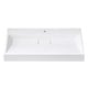 preview thumbnail 7 of 32, Vera Rectangular White Composite Stone Console Bathroom Vanity Sink