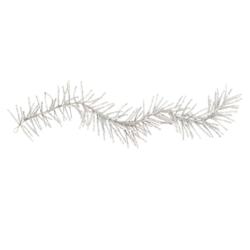 Tinsel Pine Garland 5'L
