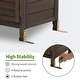 preview thumbnail 35 of 43, MCombo Small Outdoor Storage Cabinet Shed with Double Doors (24.6" x 18.3" x 38.2"), Wooden 0985