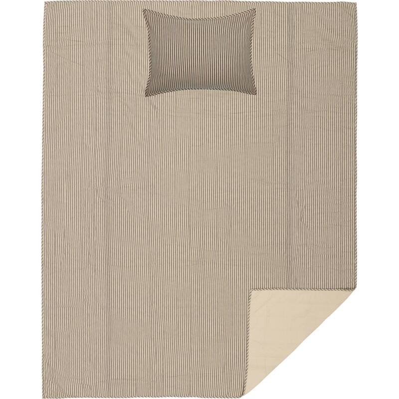 Sawyer Mill Cotton Stripe Quilt Set