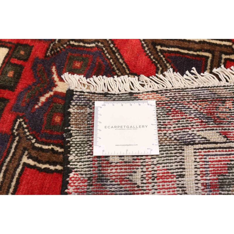 ECARPETGALLERY Hand-knotted Andelz Red Wool Rug - 3'1 x 4'9