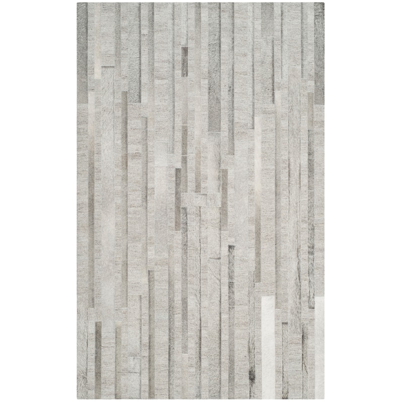 SAFAVIEH Handmade Studio Leather Kandice Modern Leather Rug
