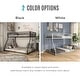 preview thumbnail 7 of 21, Furniture of America Jackson Modern Metal Twin over Full Low Profile Bunk Bed with Reversible Ladder