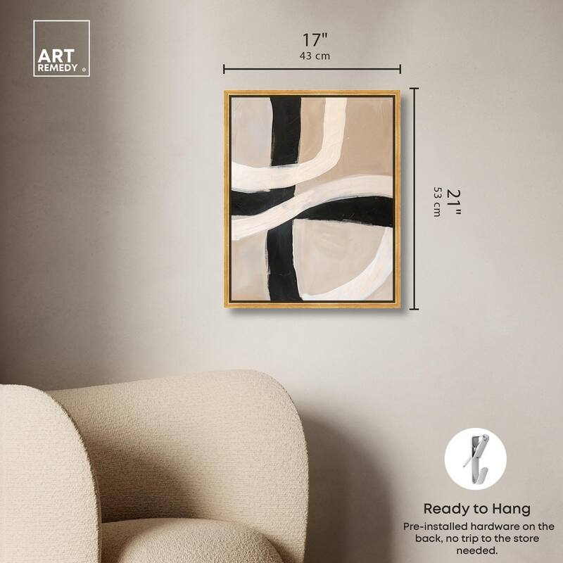 Subline Strokes II Canvas by Art Remedy