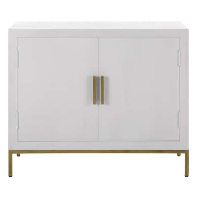 Rectangular Front Range Double Door Storage Cabinet - 40.25" - White