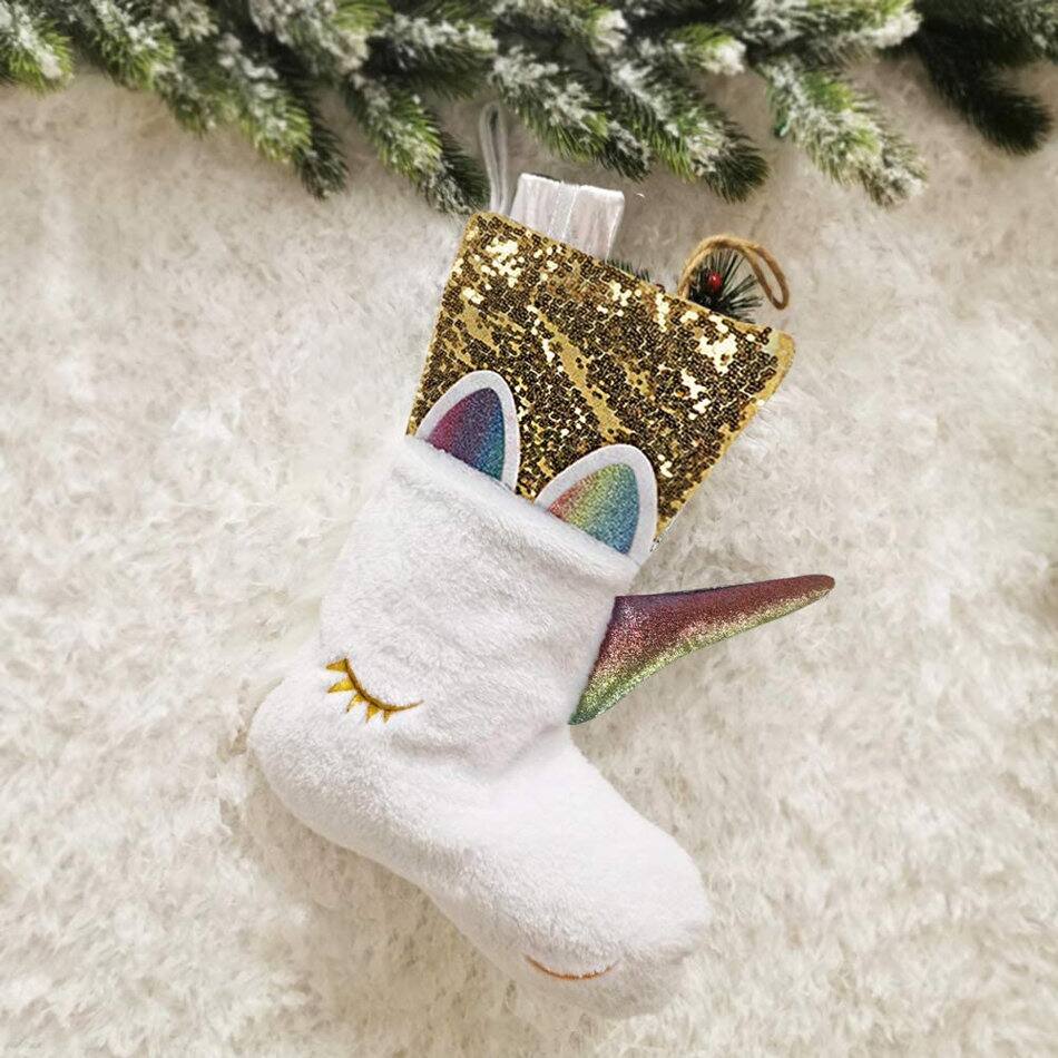 Magical Christmas Unicorn Stocking Fun Christmas Holiday Decoration