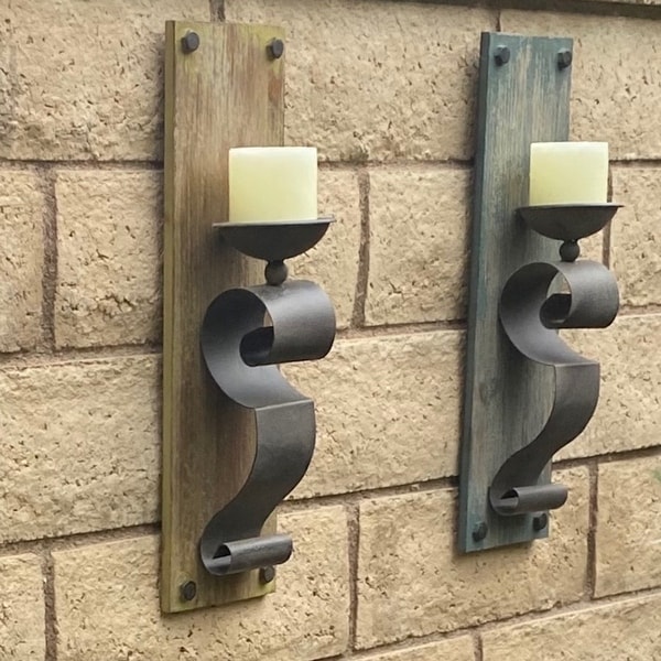 Farmhouse candle online wall sconces