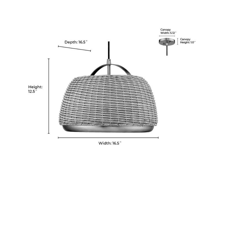 Millennium Lighting 13201 17" Wide Pendant