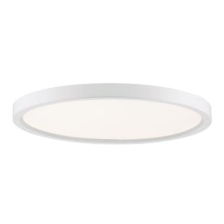 Outskirts LED Flush Mount in Matte White