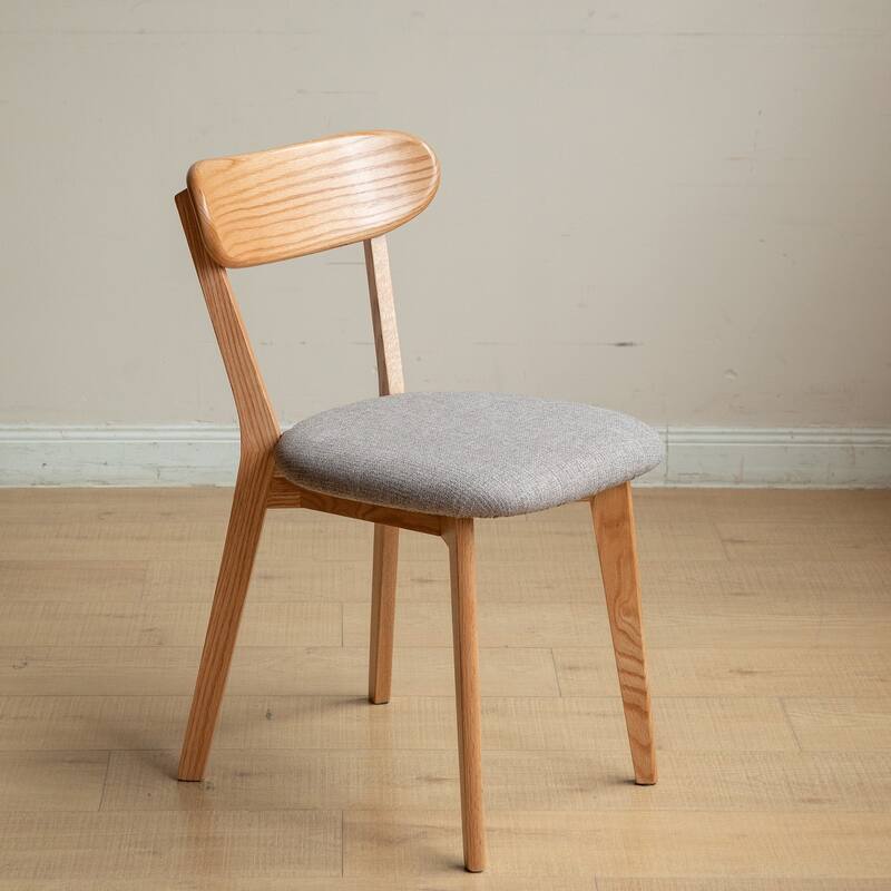 Mid Century Style Solid Wood Frame Dining Chair