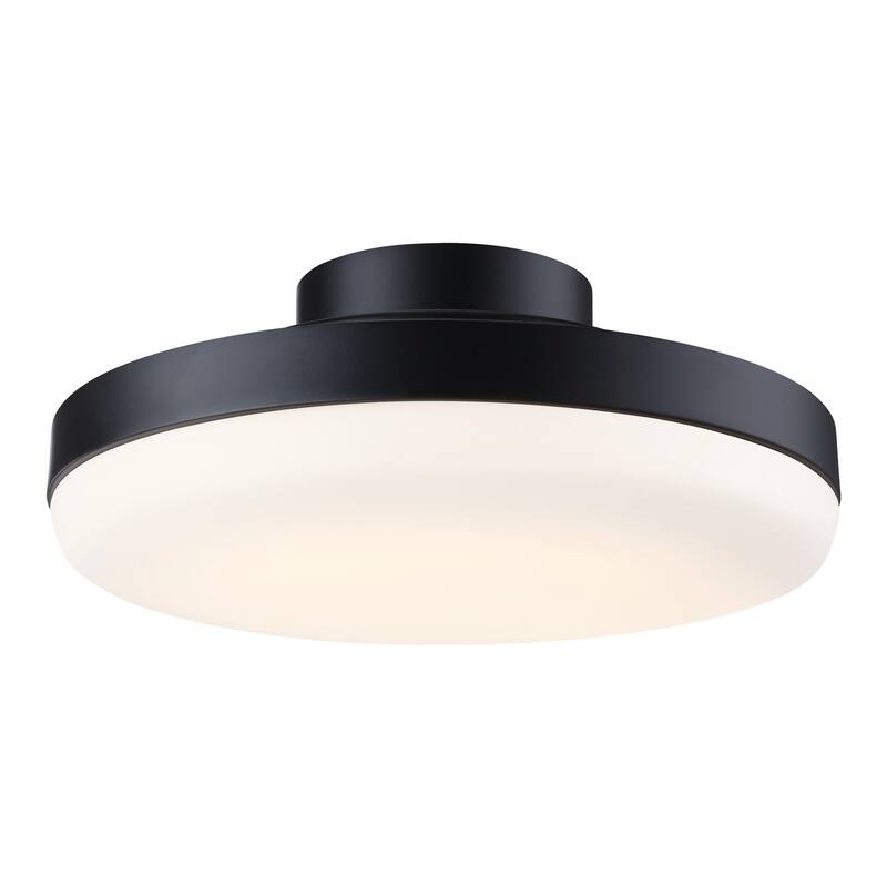 TriAire Ceiling Fan 12-inch Correlated Color Temperature (CCT) Select LED Light Kit - Black