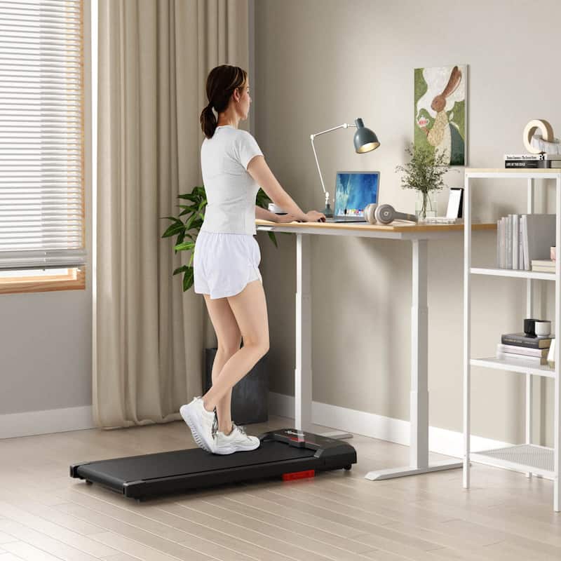Costway Walking Pad 2.5HP Under Desk Treadmill with Remote Control - See Details