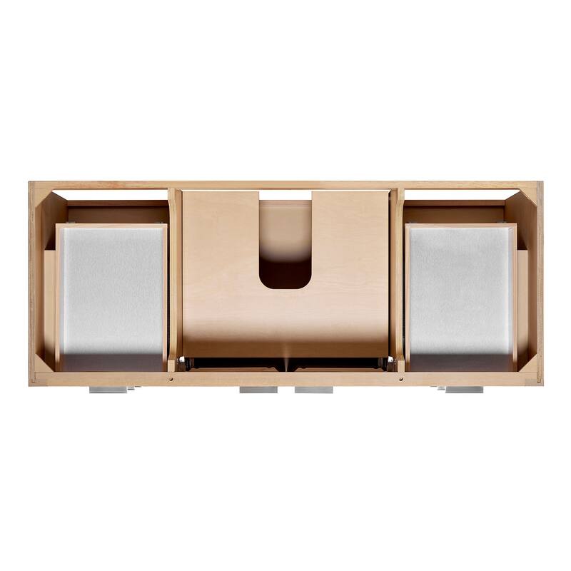 Ariel P54-BC Milan 54" Single Free Standing Vanity Cabinet Only