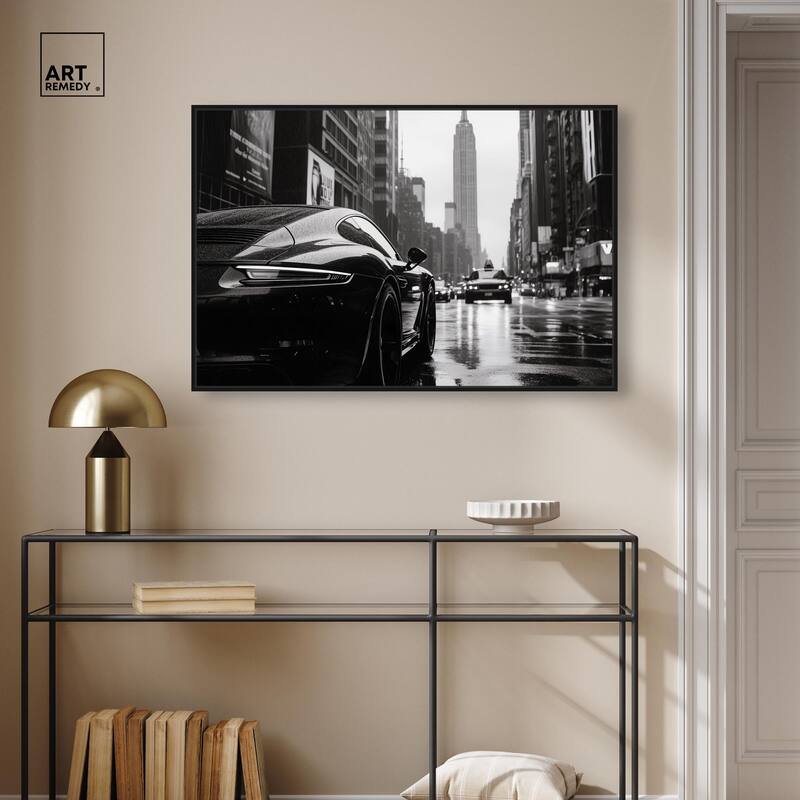 Rainy Day New York Canvas by Art Remedy