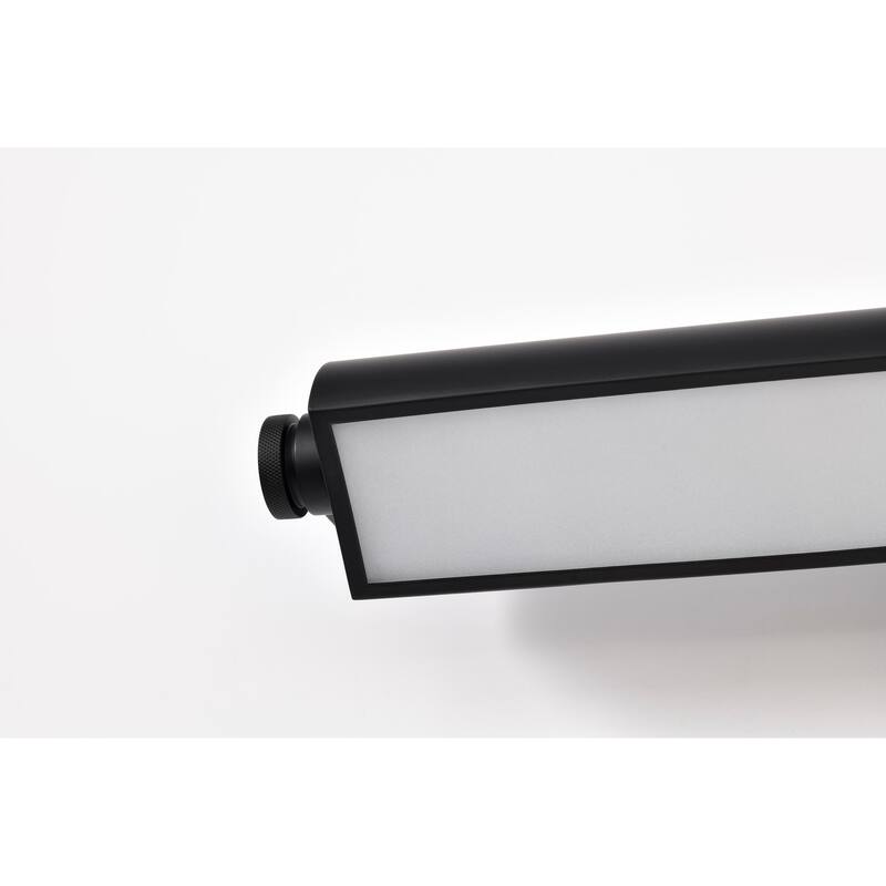 Auden 24 Inch LED Vanity 3 CCT Selectable Black Finish Acrylic Lens