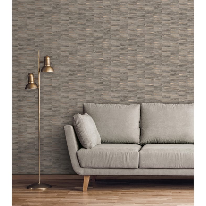 Fine Decor Hugo Light Brown Faux Wood Wallpaper - 20.5 x 396 x 0.025