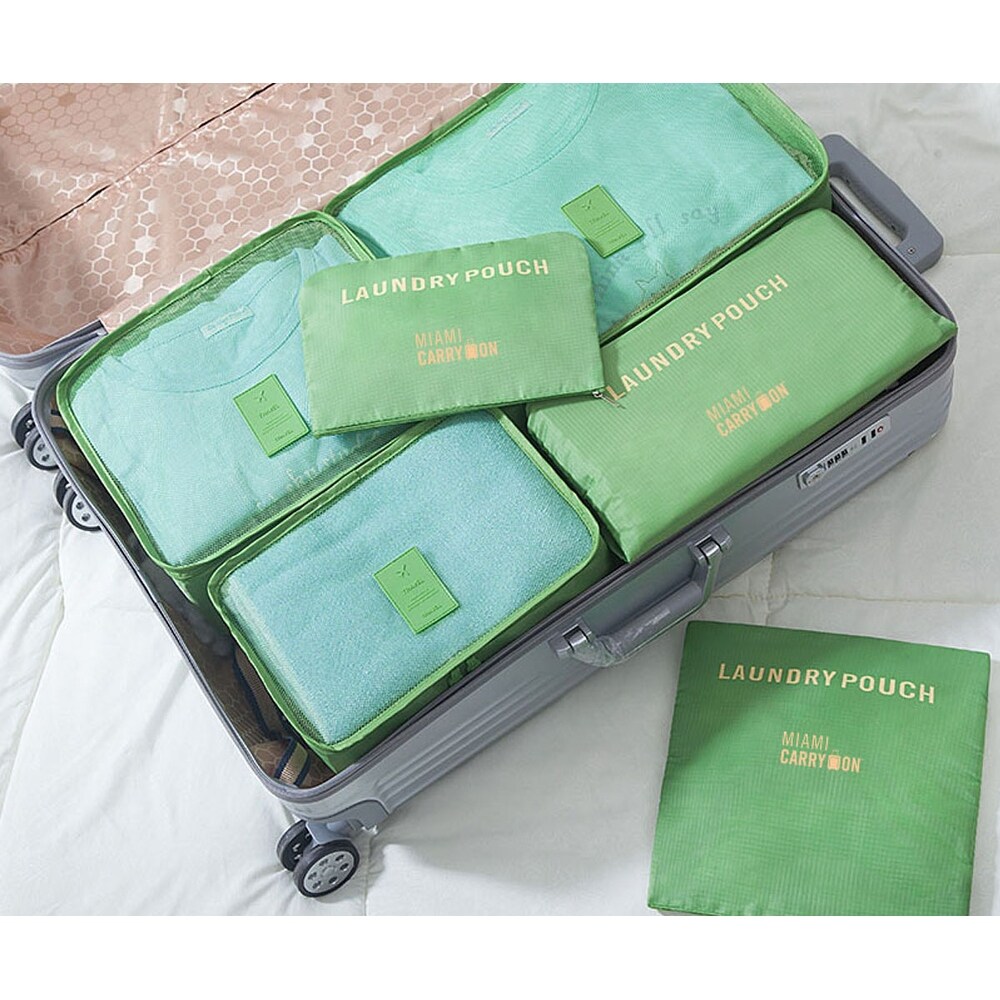 Miami CarryOn Set of 6 Packing Cubes 