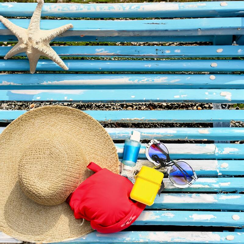 4.5" Yellow Waterproof Swimming Pool Beach Accessory Case