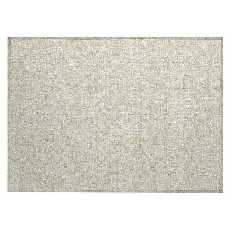Machine Washable Indoor/ Outdoor Chantille Traditional Medallions Rug