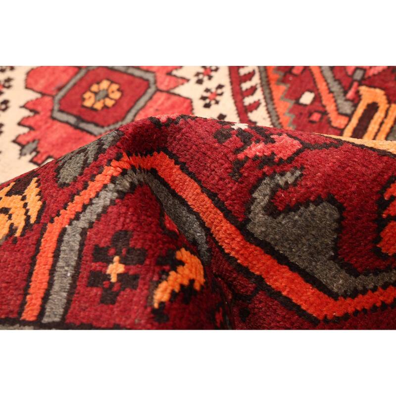 ECARPETGALLERY Hand-knotted Konya Anatolian Dark Red Wool Rug - 3'1 x 9'2