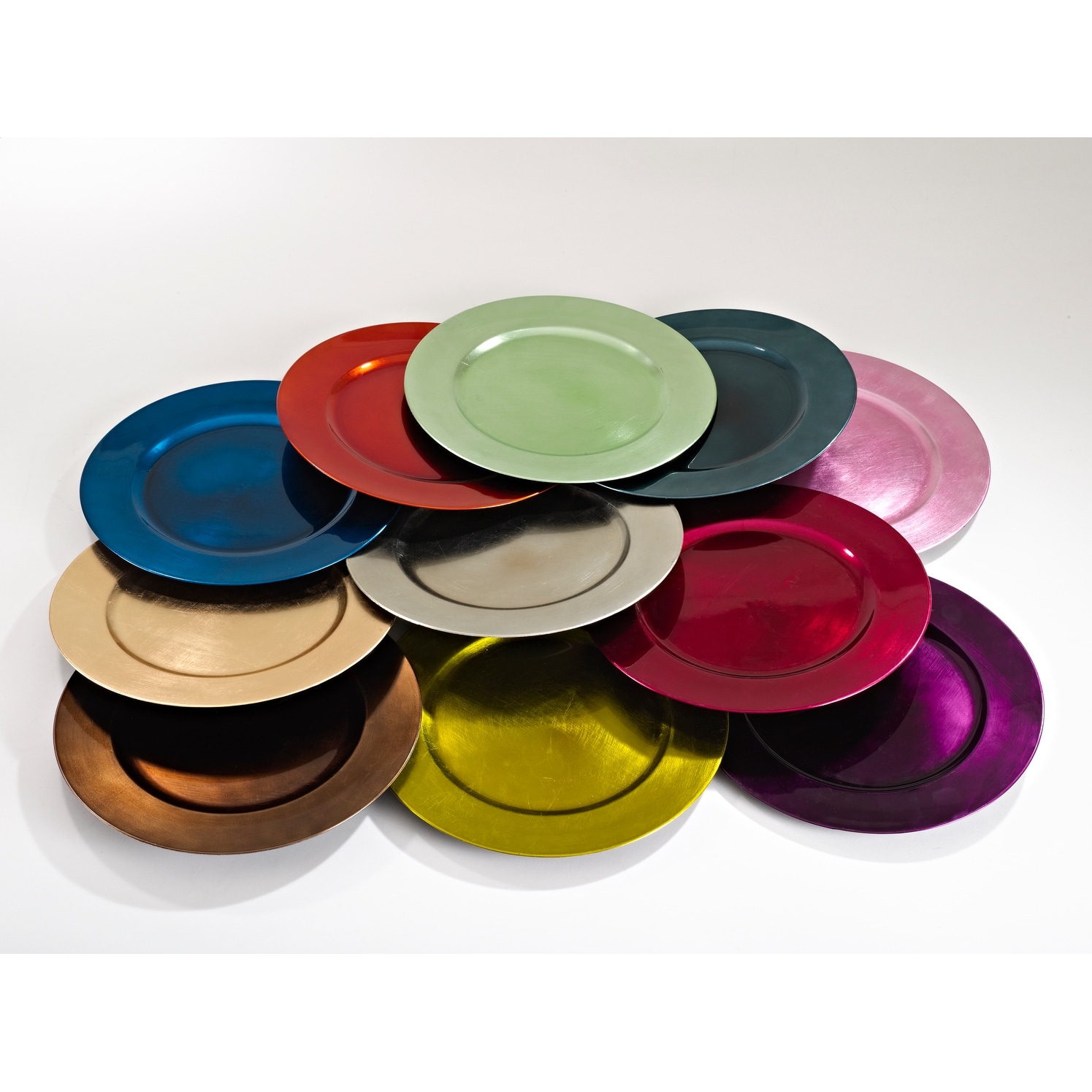 Saro Lifestyle Charger Plates With Classic Design (Set of 4)