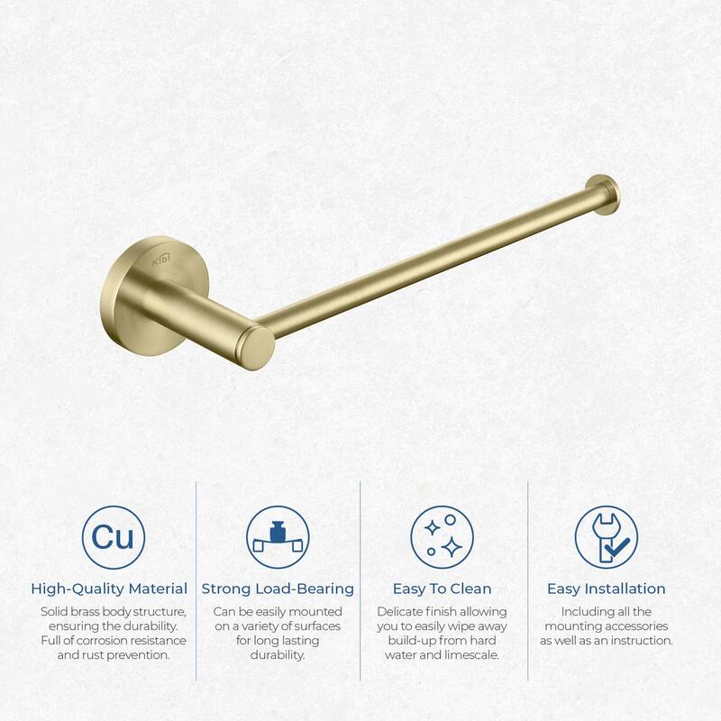 Circular 10 inch Bathroom Towel Bar