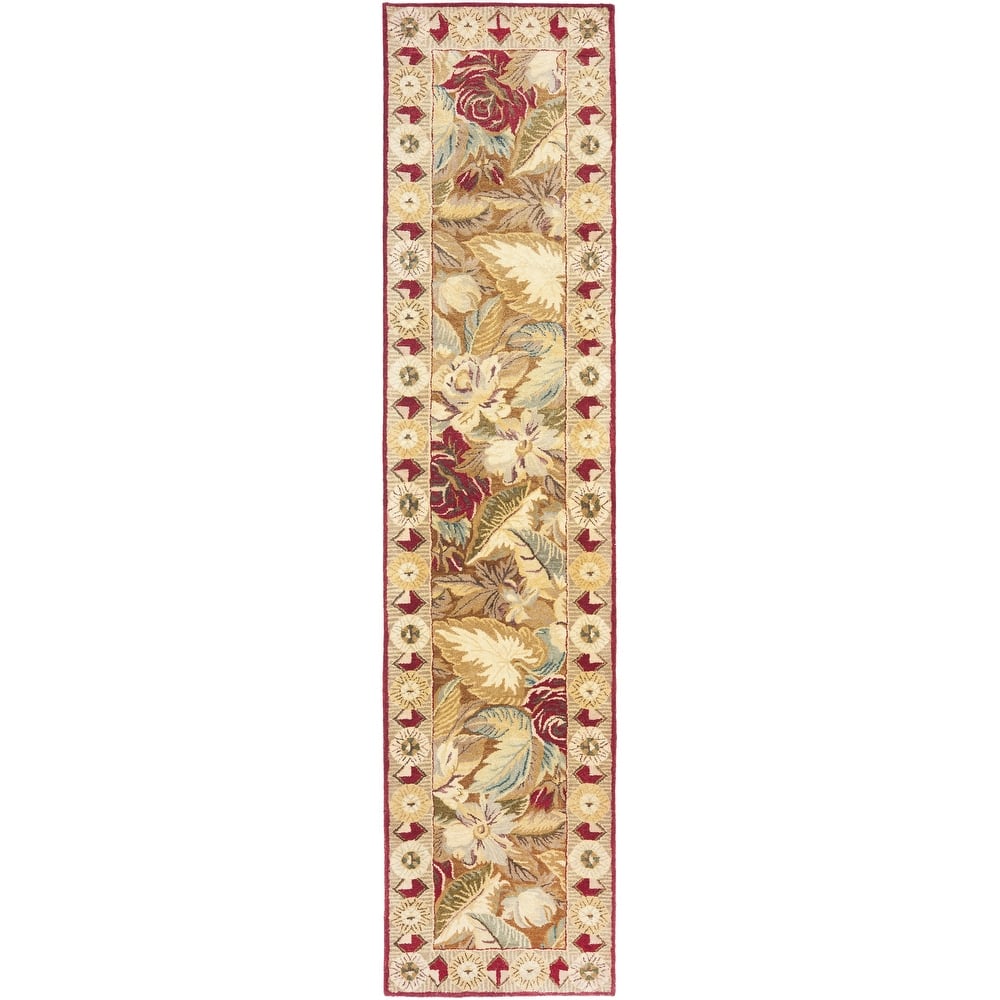 SAFAVIEH Handmade Bergama Arieana Oriental Hand-spun Wool Rug