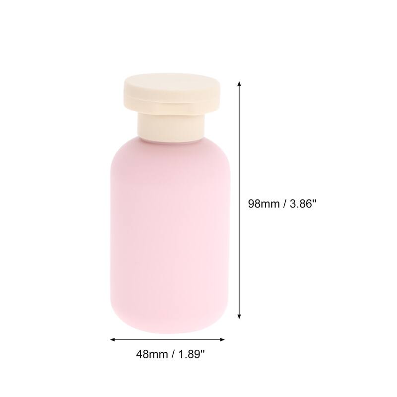 Flip Cap Soap Dispenser for Bathroom 1 Pc - Pink