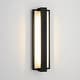 preview thumbnail 18 of 23, Rennnsan Modern Black Rectangular Linear LED Outdoor Wall Lights/Sconce Lighting