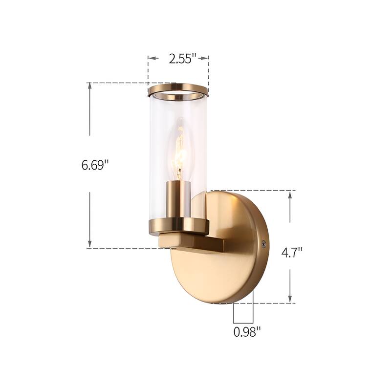 Candle Wall Light - Chic Wall Scone Vanity Lamp (Gold)