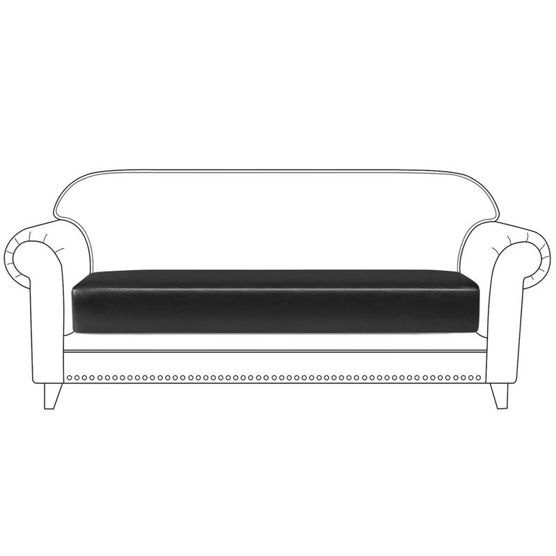 PU Stretch Cushion Cover Couch Cushion Slipcover Sofa Protector