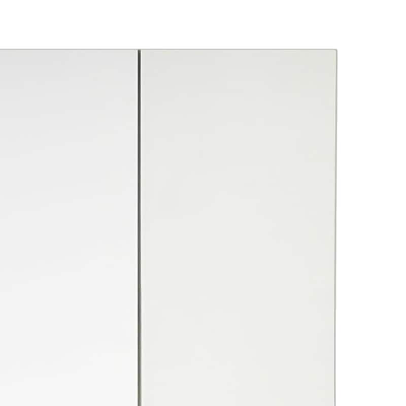 Ely Closet Cabinet Set, Double Mirror Doors, 5 Drawers, 71 Inch, White