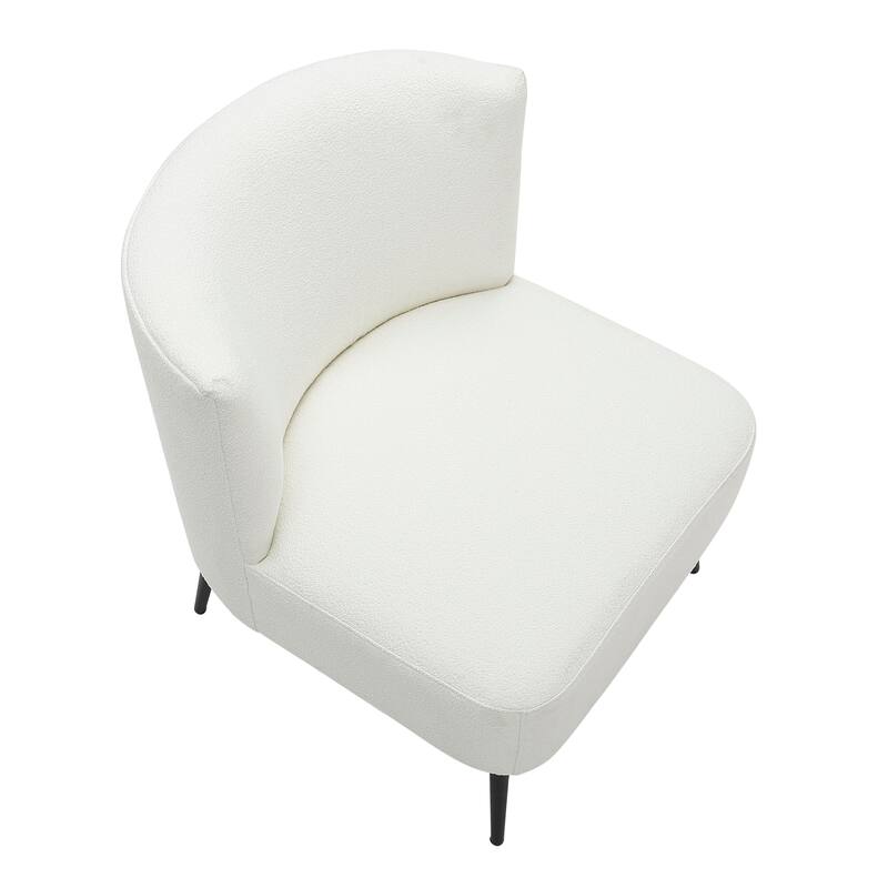 Silver Orchid Harding Slipper Chair