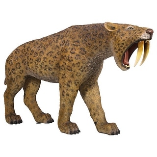 Design Toscano Prehistoric Predator Sabre-Toothed Cat Statue - Bed Bath ...