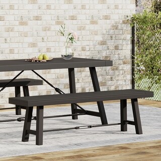 Catriona Acacia Wood Bench Christopher Knight Home