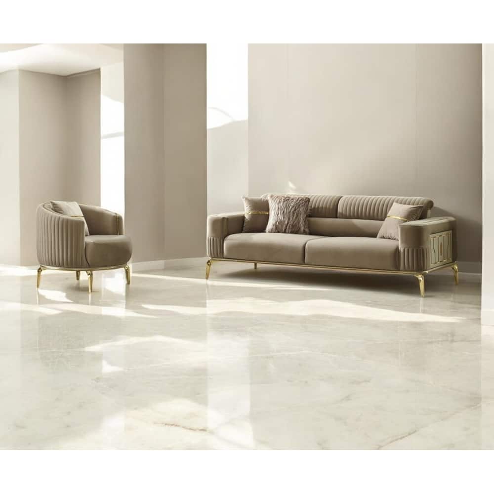 Montella 2 Pieces Living Room Sets 1 Sofa 1 Chair