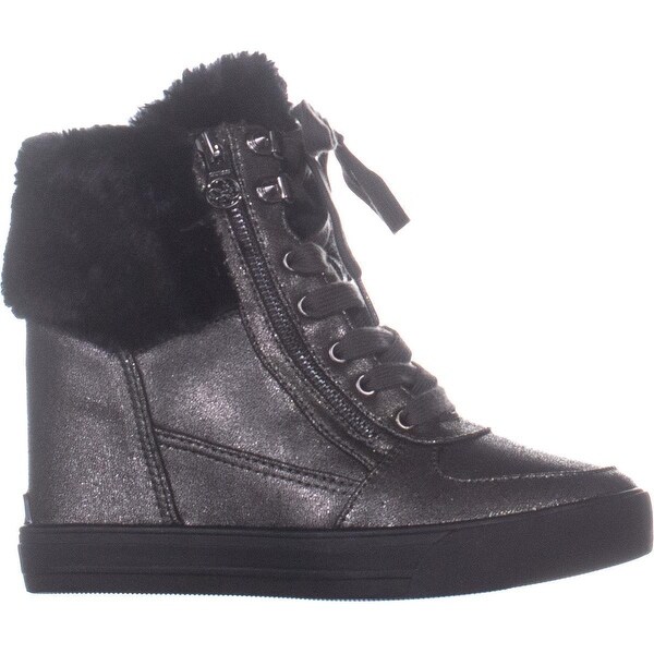 guess women's dustyn wedge sneakers
