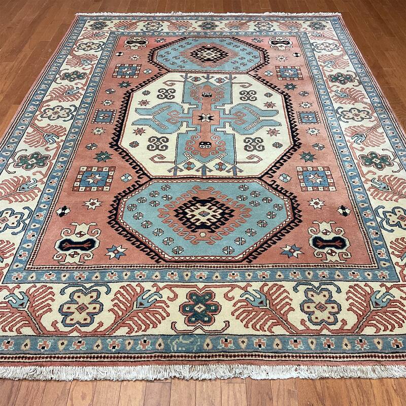 HERAT ORIENTAL Handmade Tabriz Ardabil Wool Rug - 6'9" x 9'5"