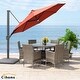 preview thumbnail 2 of 35, Clihome 11Ft Solar Tube Light Aluminum Patio Umbrella with Base