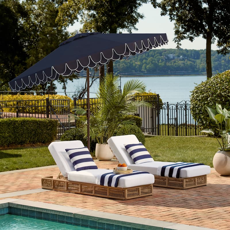 SAFAVIEH Gebbine Elegant 9-Foot Umbrella