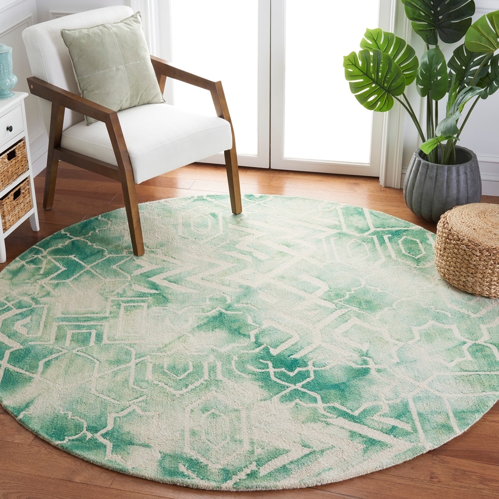 SAFAVIEH Handmade Dip Dye Zahide Watercolor Vintage Boho Wool